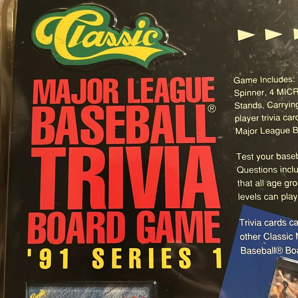 1999 Vintage Classic Major League Baseball Game 1991 series 1 new Nolan Ryan